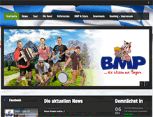 Tablet Screenshot of bmp-band.de